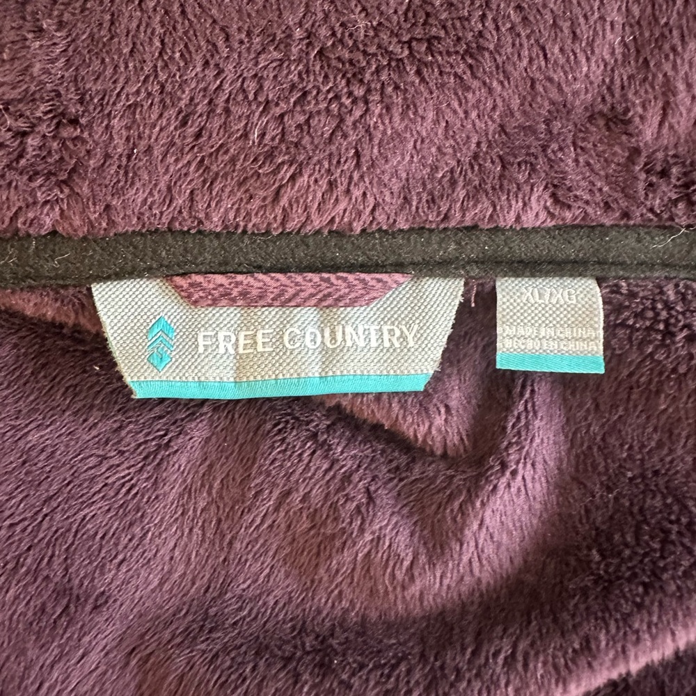 Free Country Jacket Fleece Line Super Softshell Full Zip XL Wind Water Resistant - Picture 12 of 12